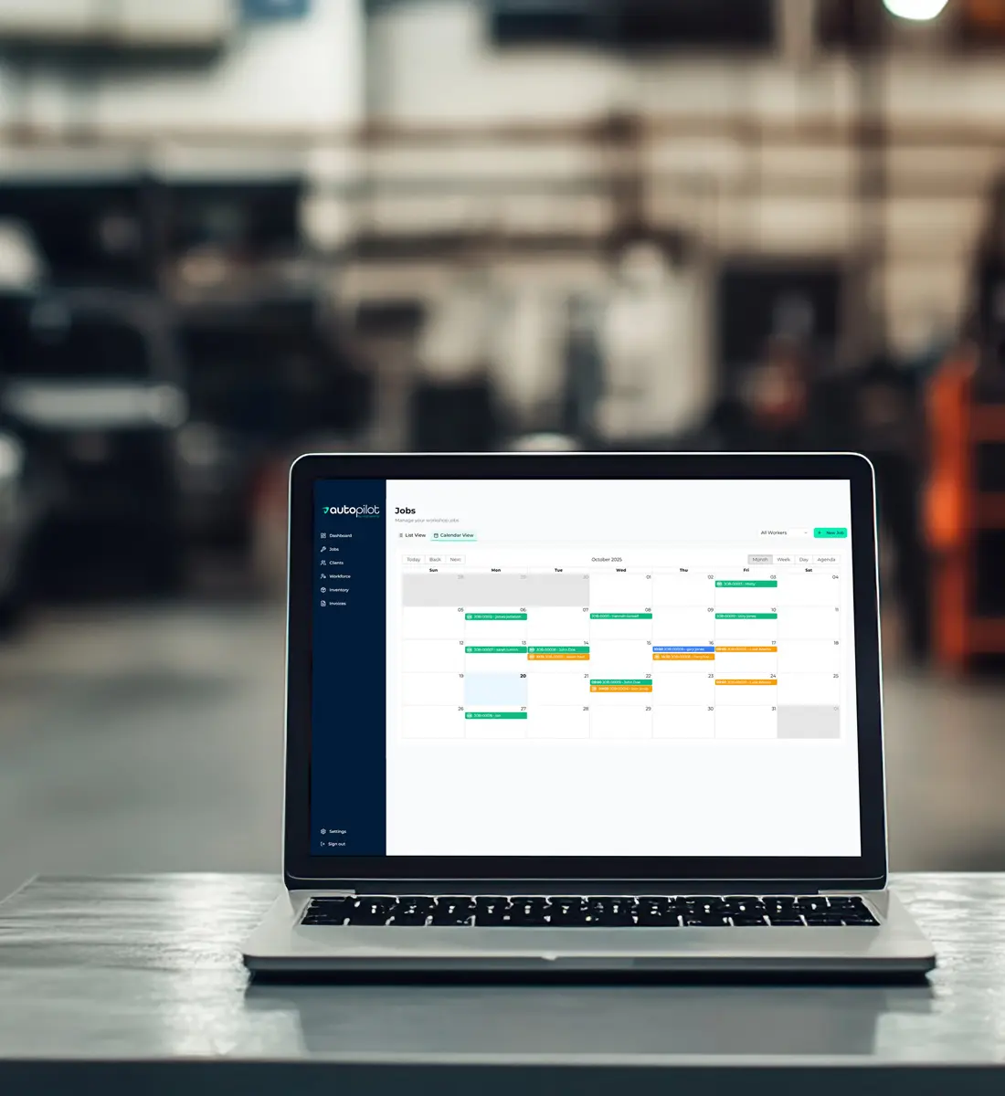 Autopilot Calendar View
