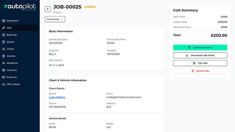 Autopilot Jobs Management